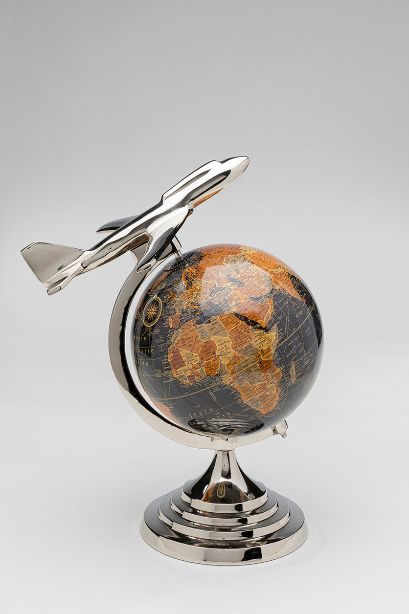 Globe Top Plane Deco Object