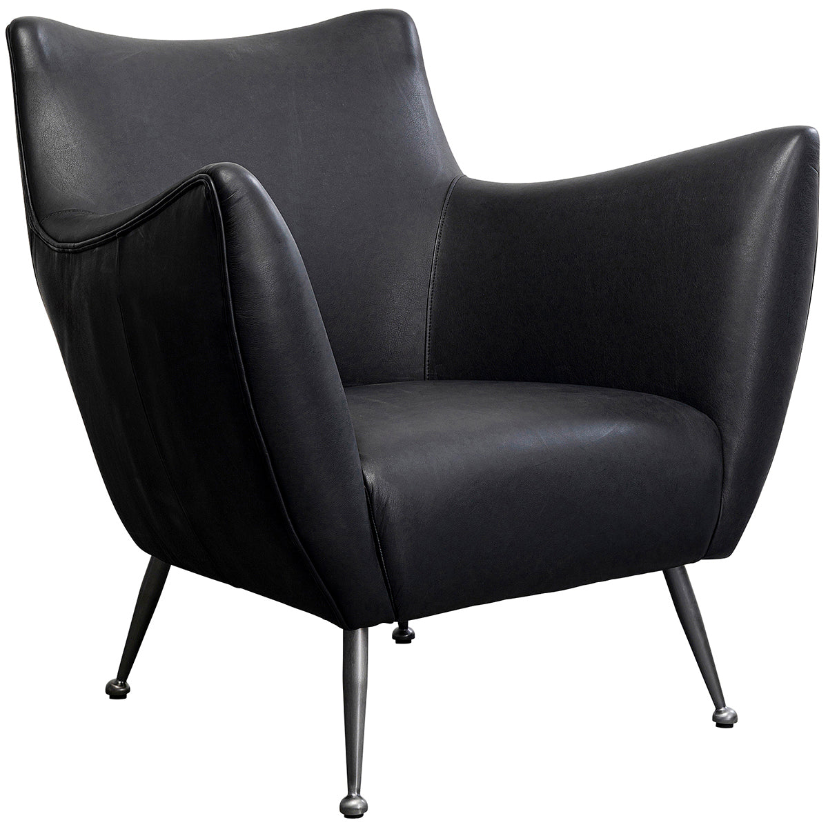 Goldfinger Smart Black Leather Armchair