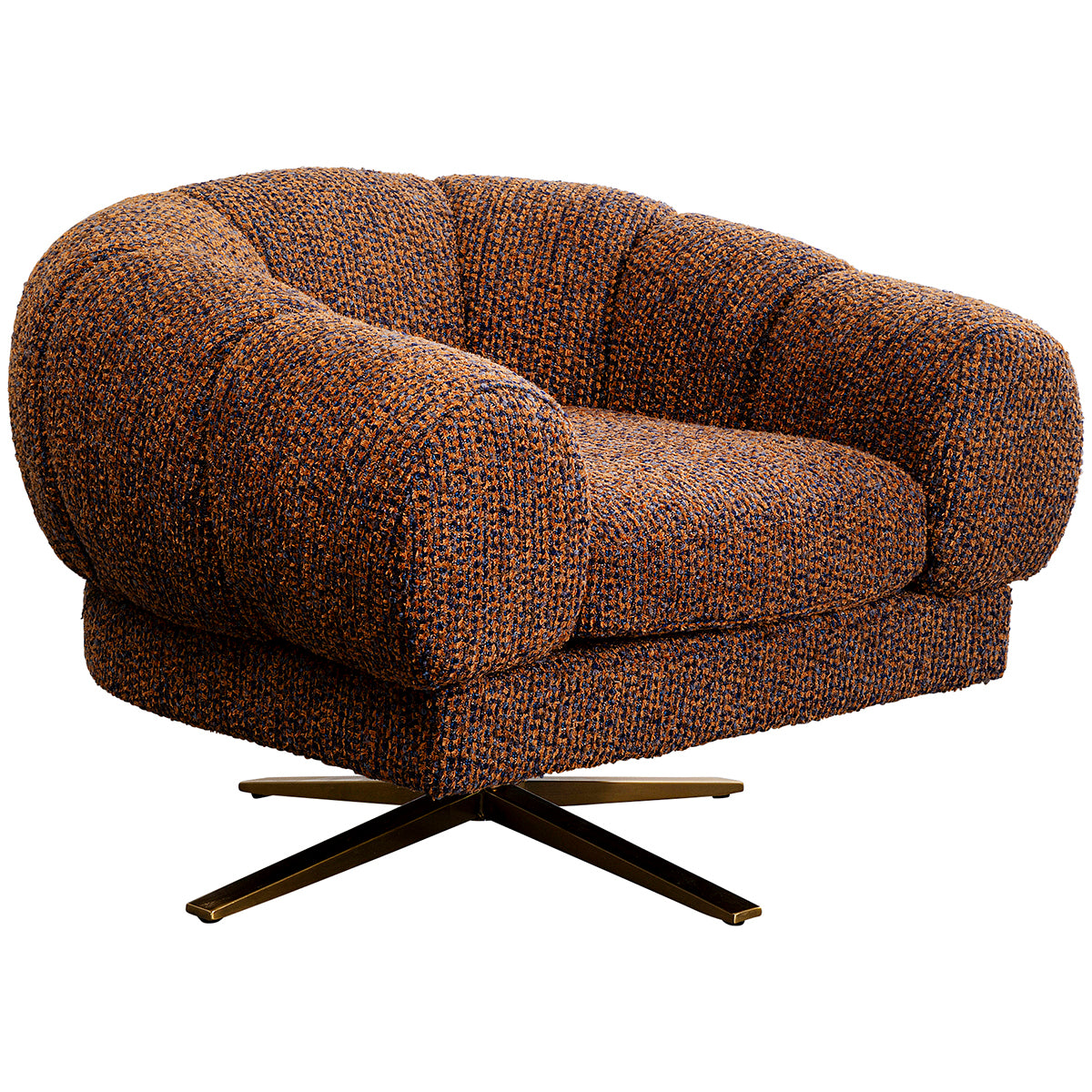 Janno Boucle Swivel Armchair