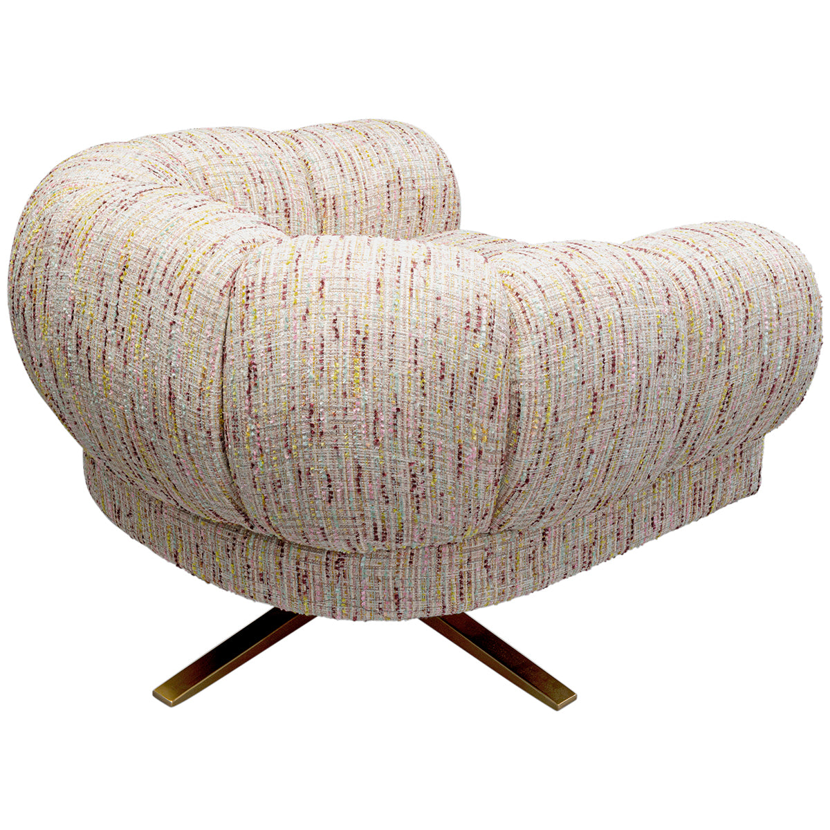 Janno Boucle Swivel Armchair