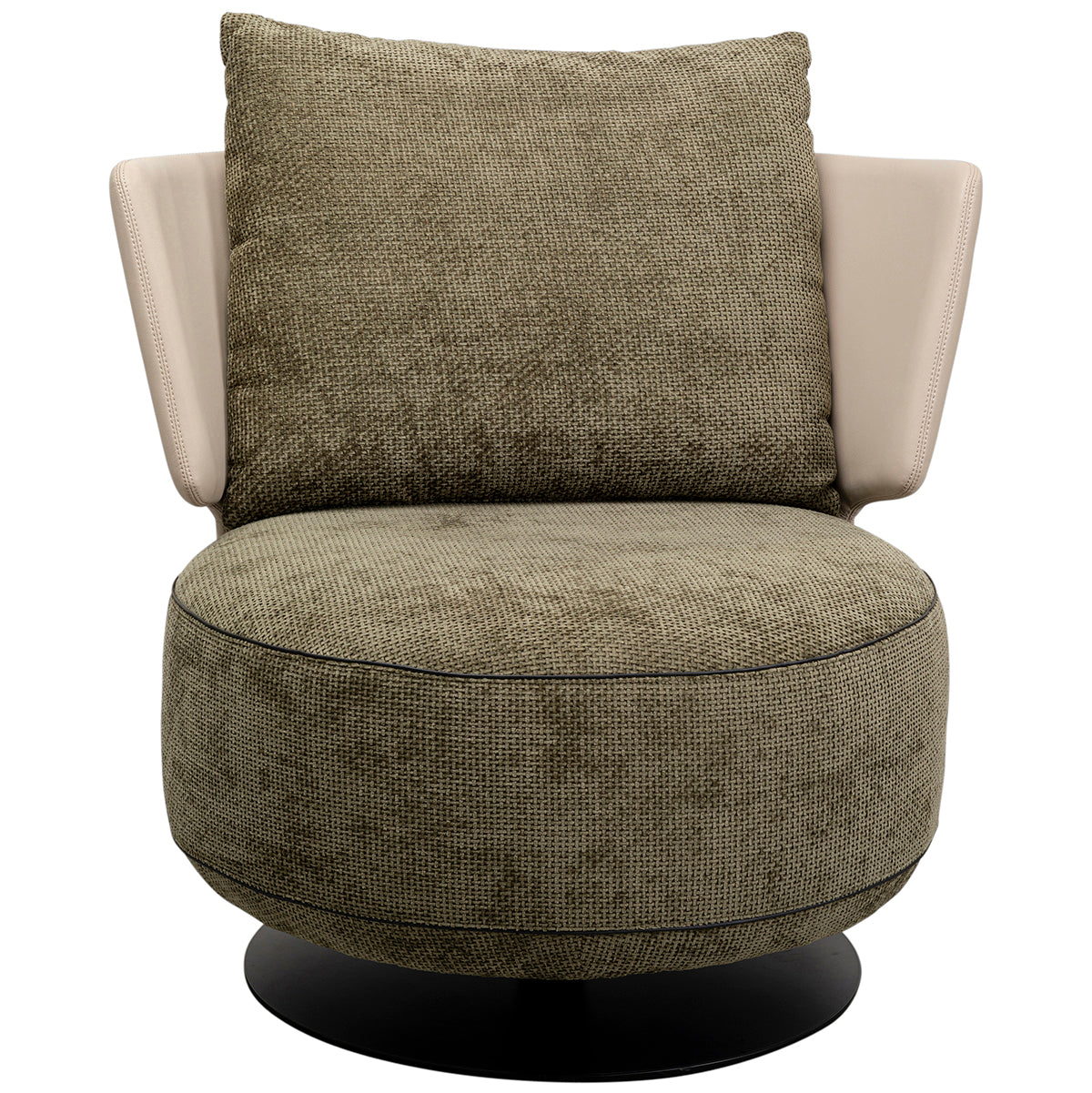 Josh Velvet Swivel Armchair