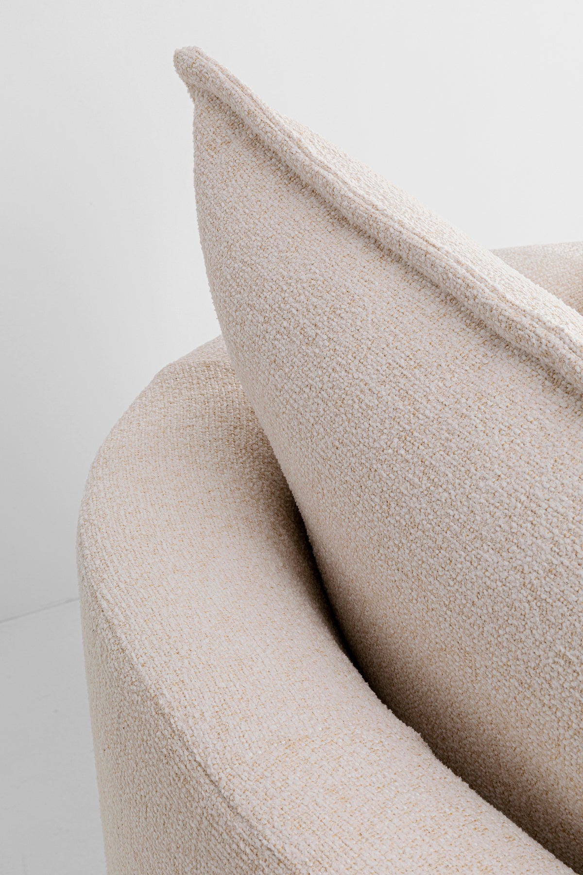 Joy Cream Swivel Armchair