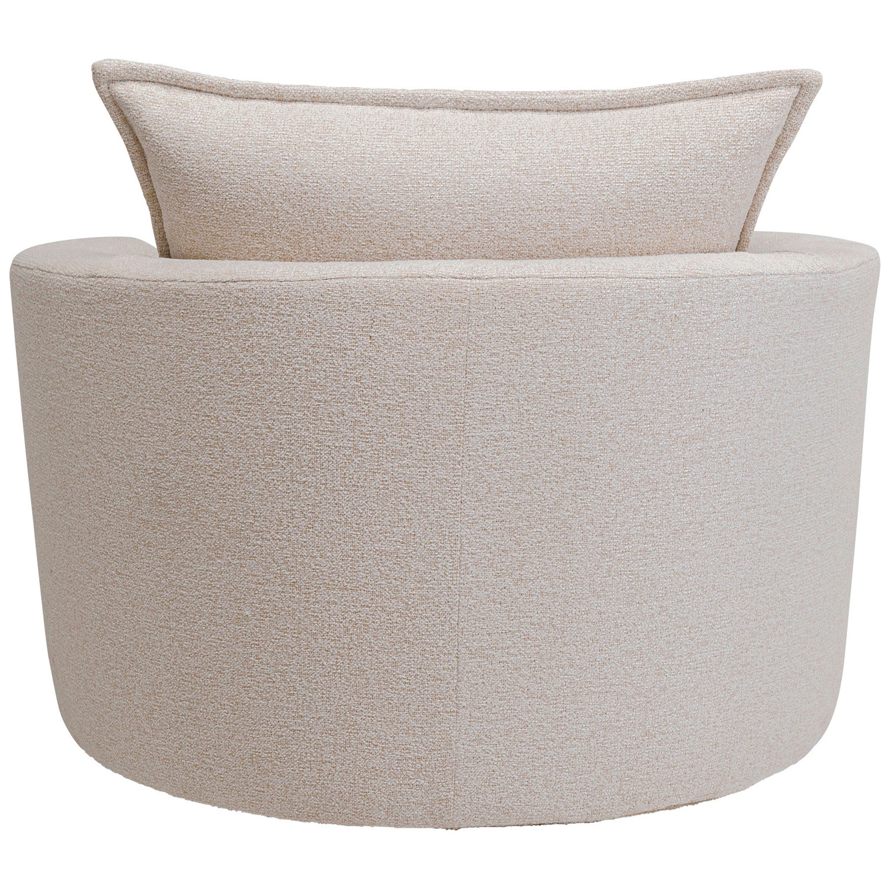 Joy Cream Swivel Armchair