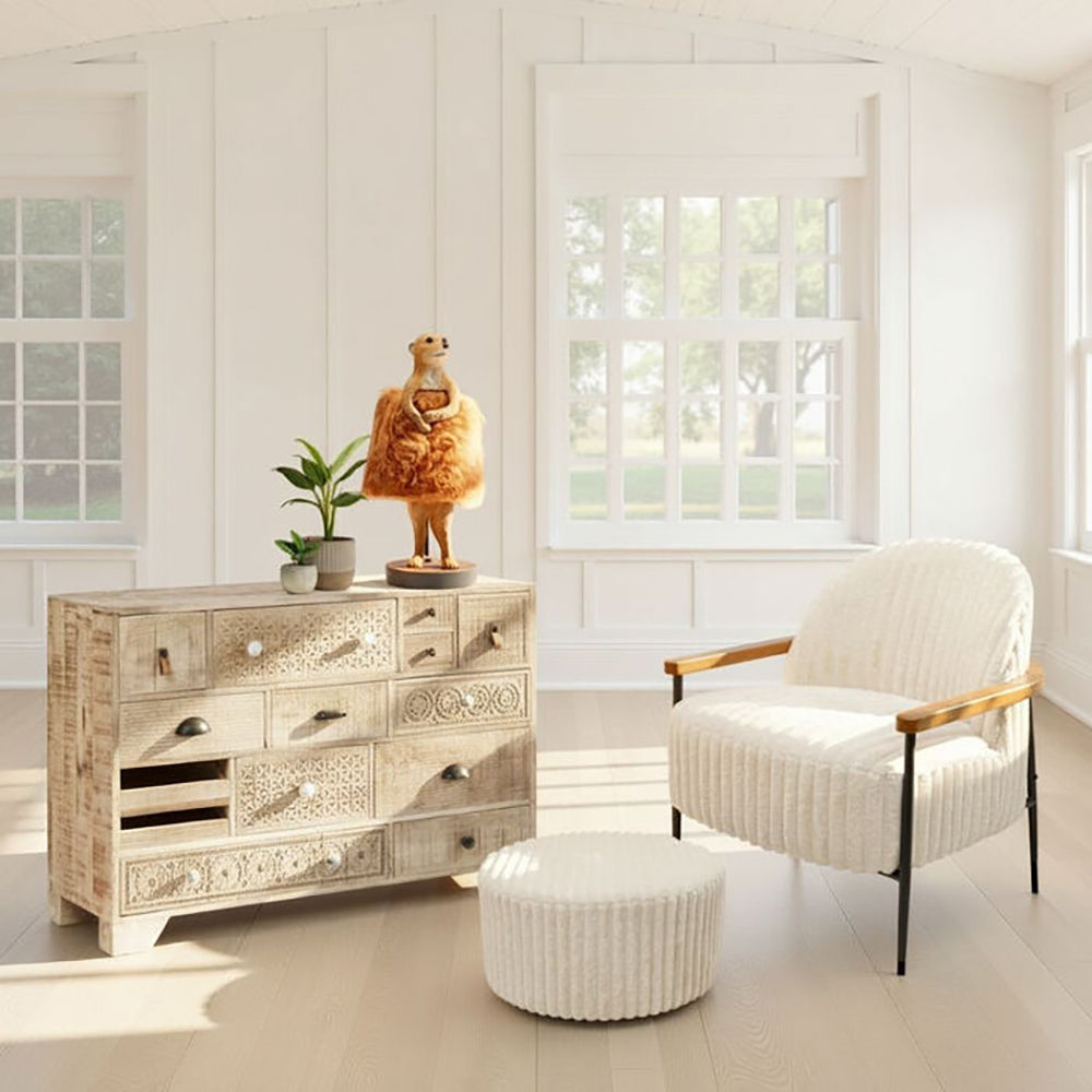 Kimi Beige Armchair