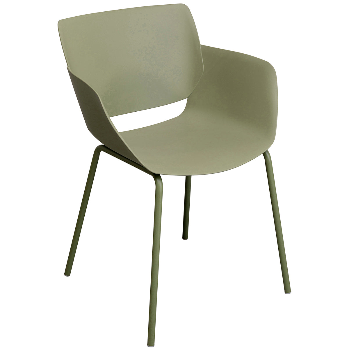 Madeira Green Chair with Armrest