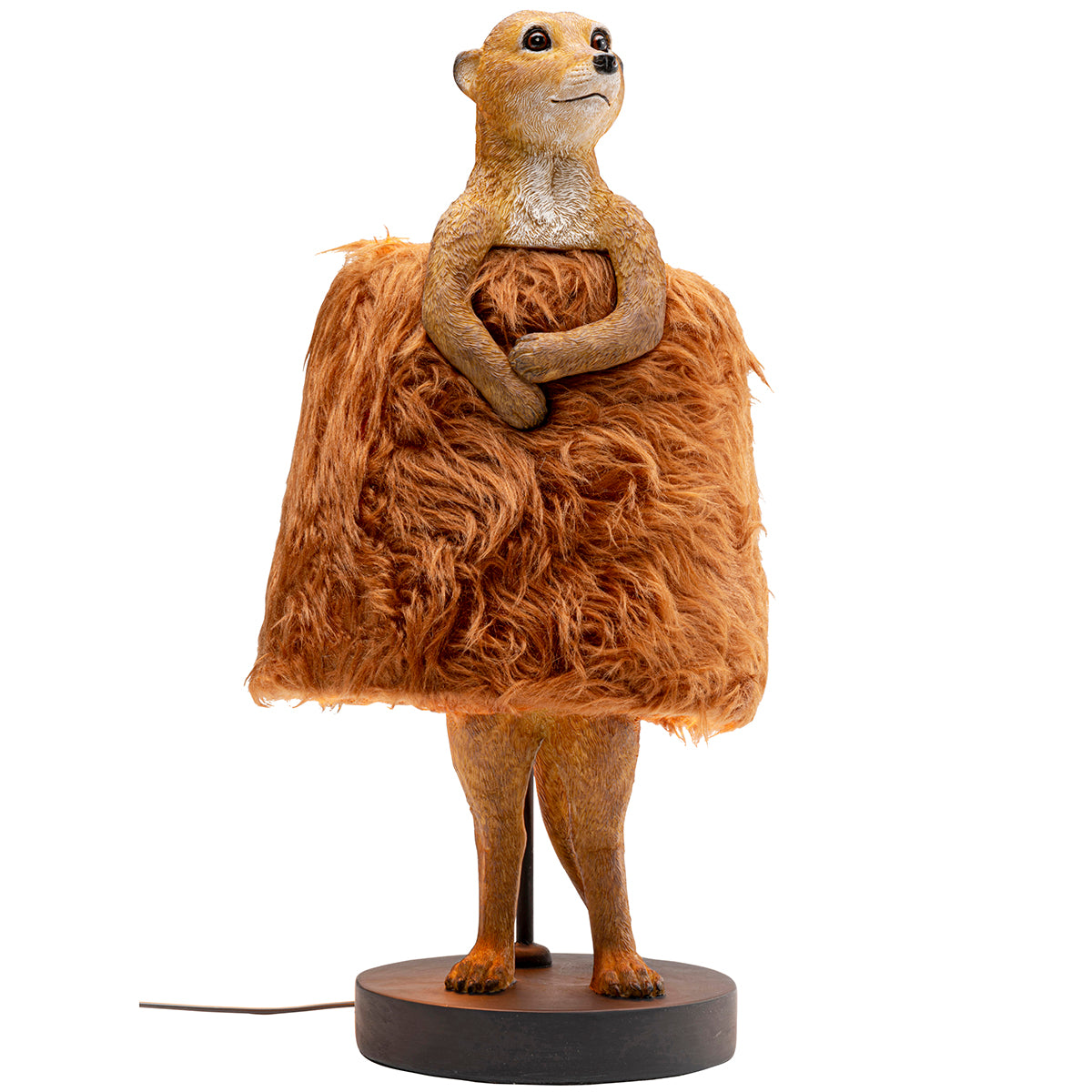 Meerkat Fur Animal Table Lamp