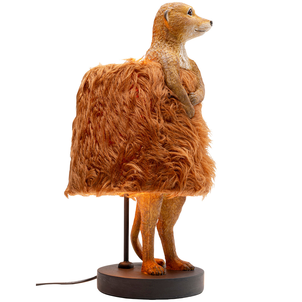 Meerkat Fur Animal Table Lamp