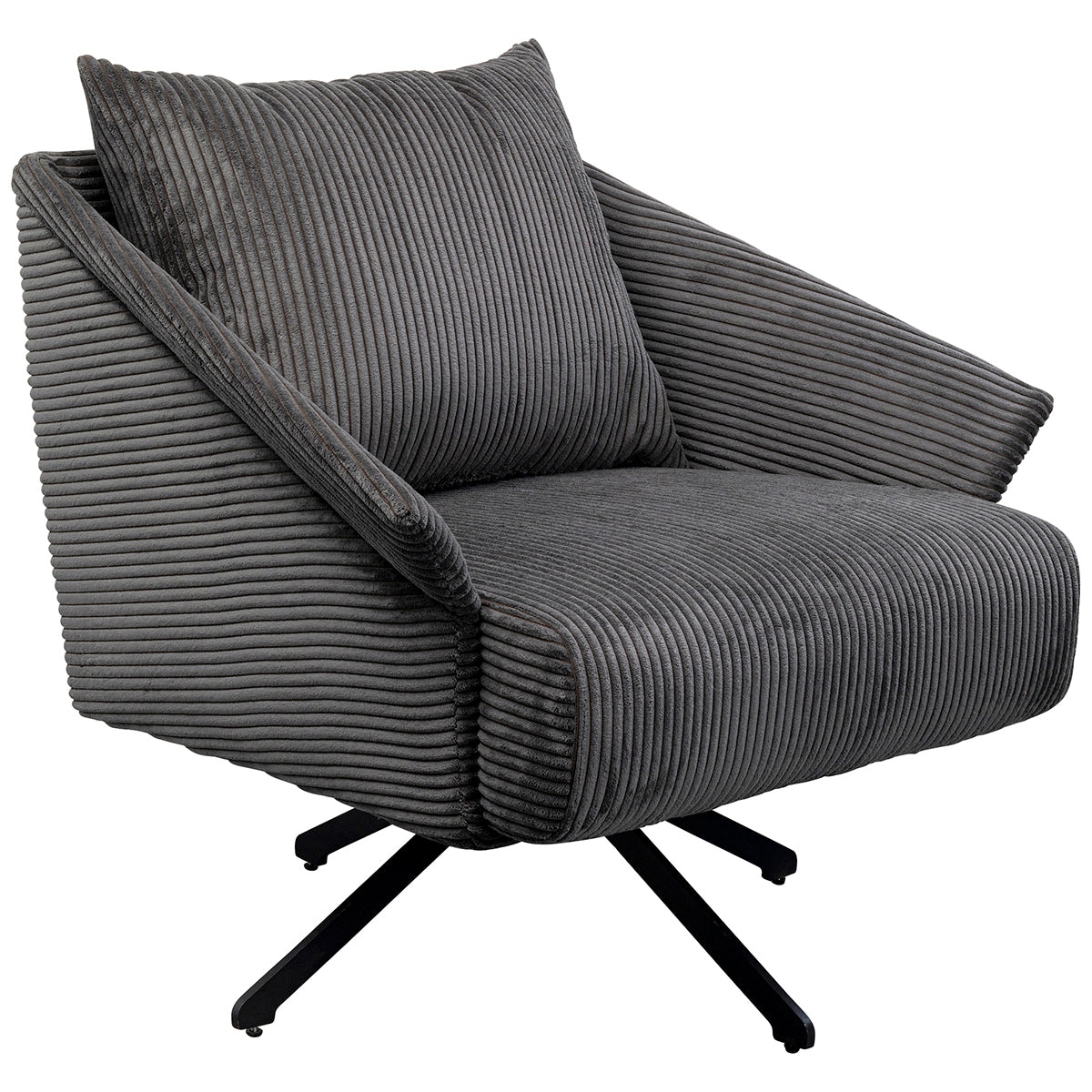 Milo Corduroy Swivel Armchair