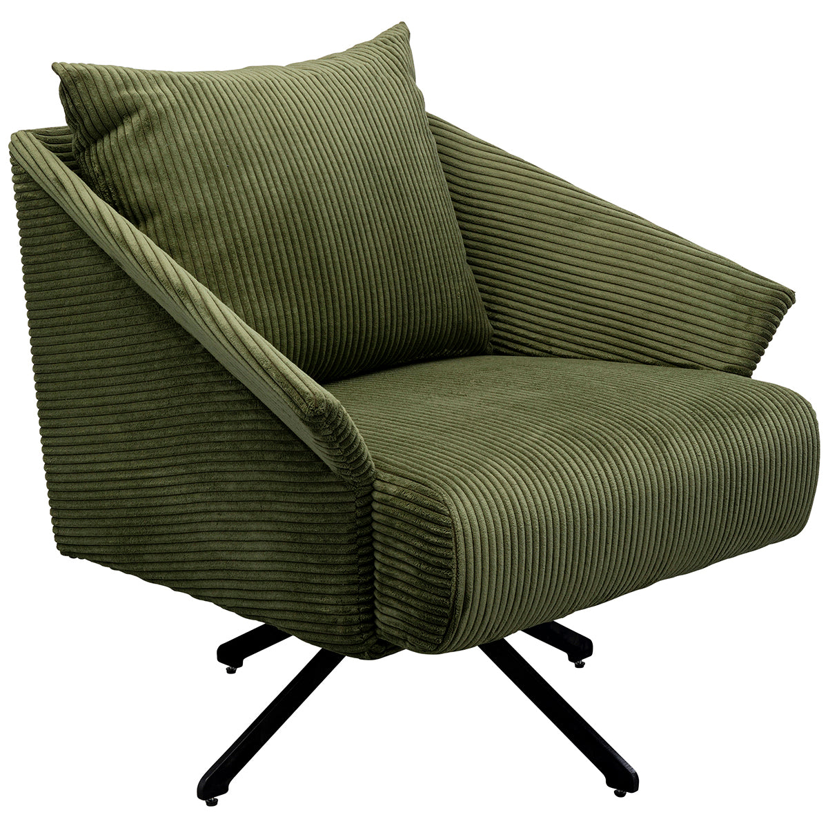 Milo Corduroy Swivel Armchair