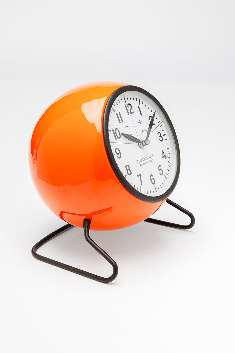 Mio Orange Table Clock