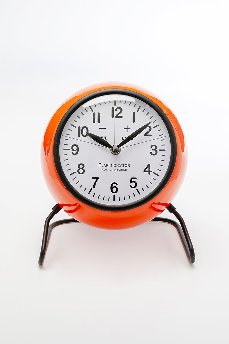 Mio Orange Table Clock