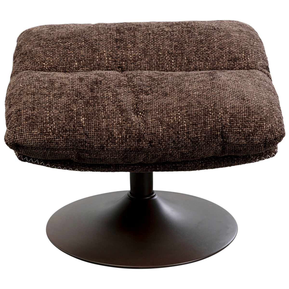 Montreal Brown Armchair with Stool