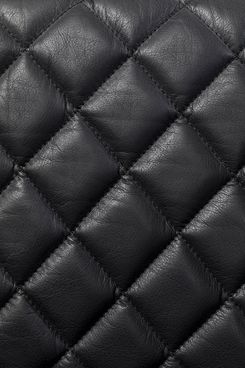 Nonna Black Leather Armchair
