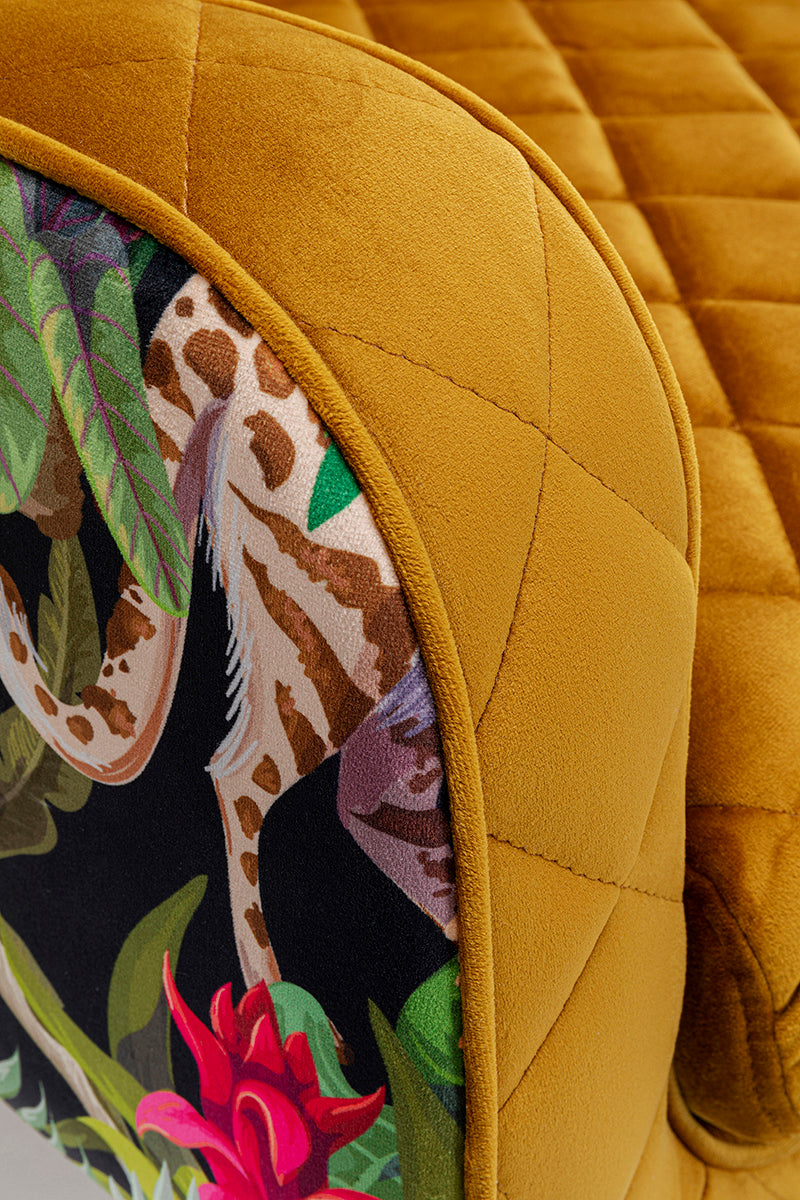 Nonna Jungle Velvet Armchair