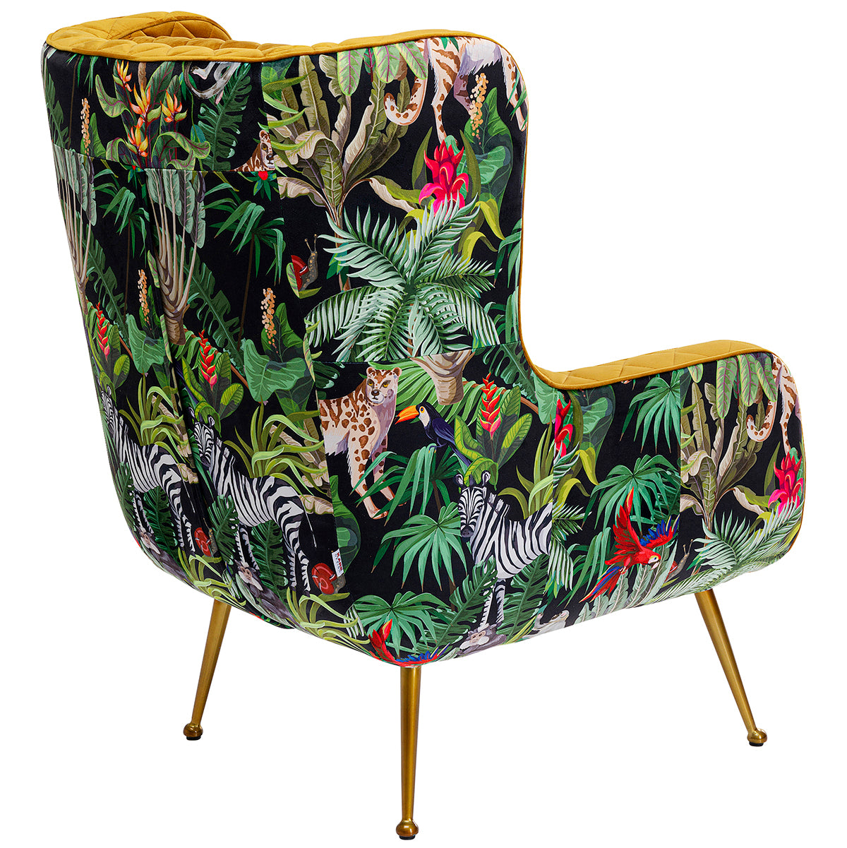 Nonna Jungle Velvet Armchair