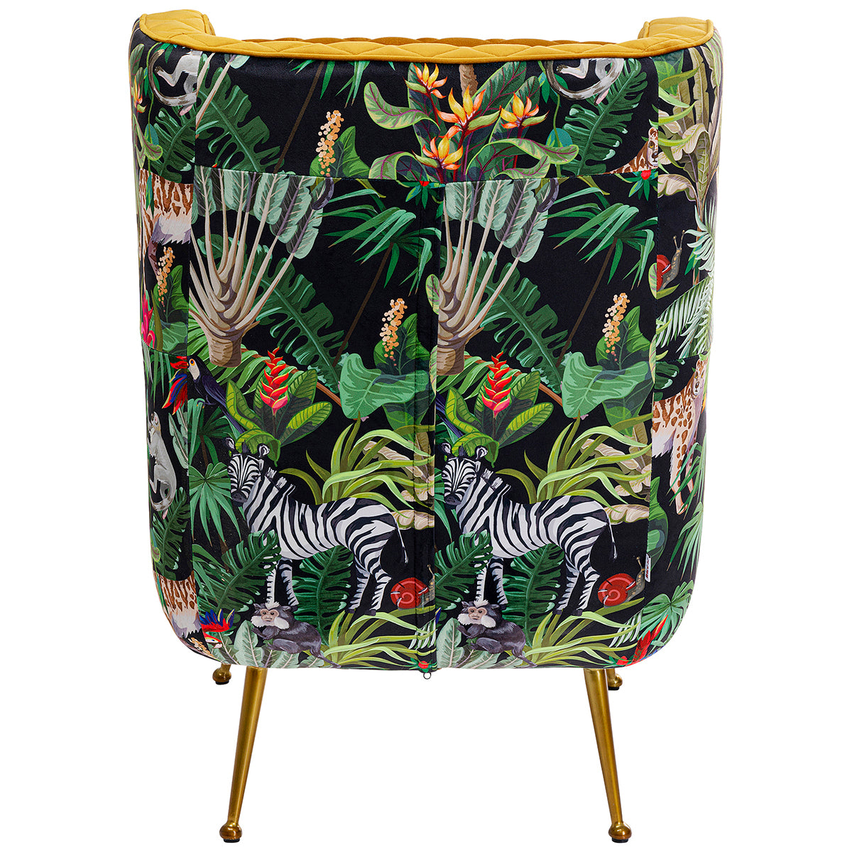 Nonna Jungle Velvet Armchair