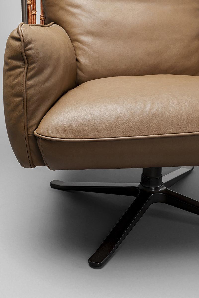 Paradiso Brown Swivel Armchair