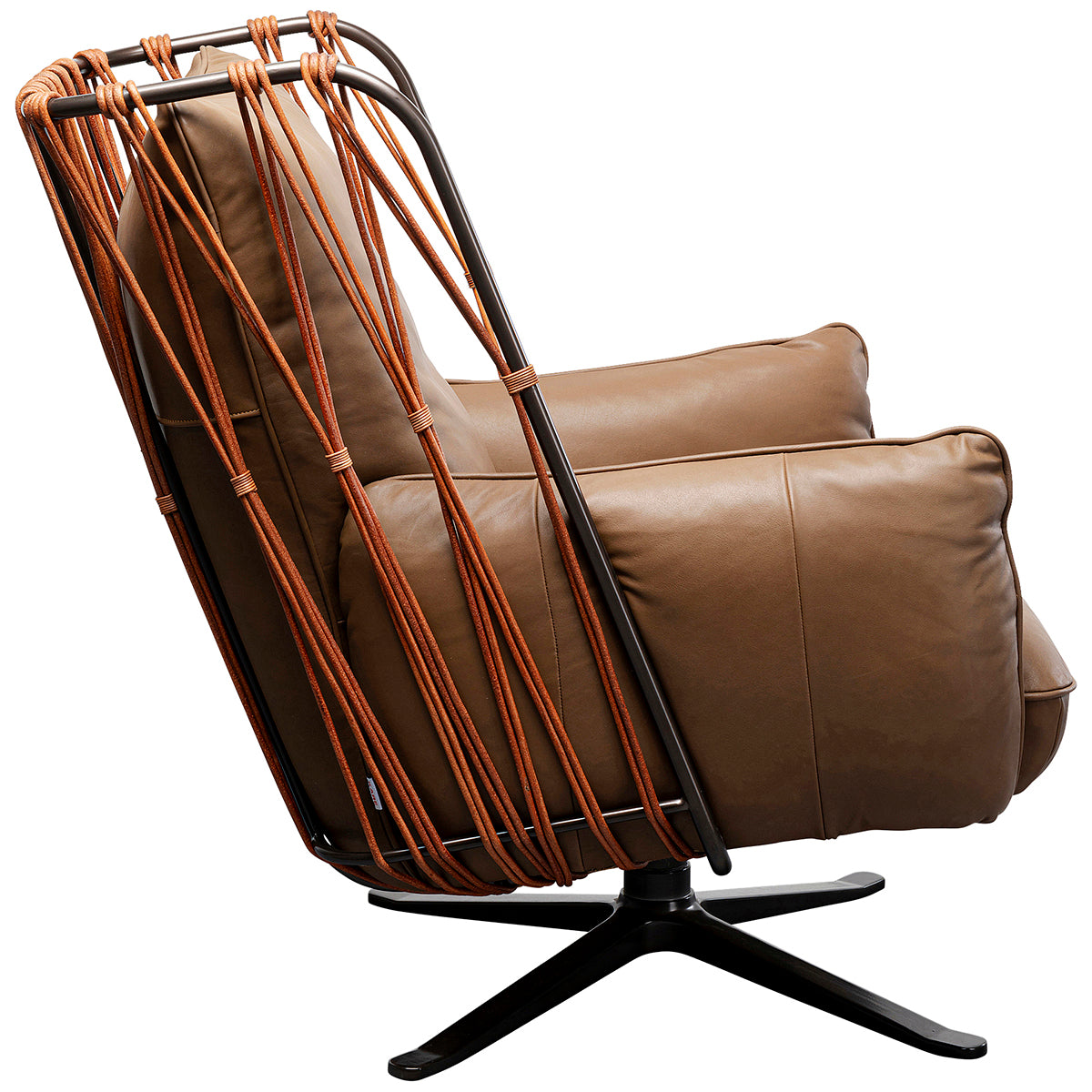Paradiso Brown Swivel Armchair