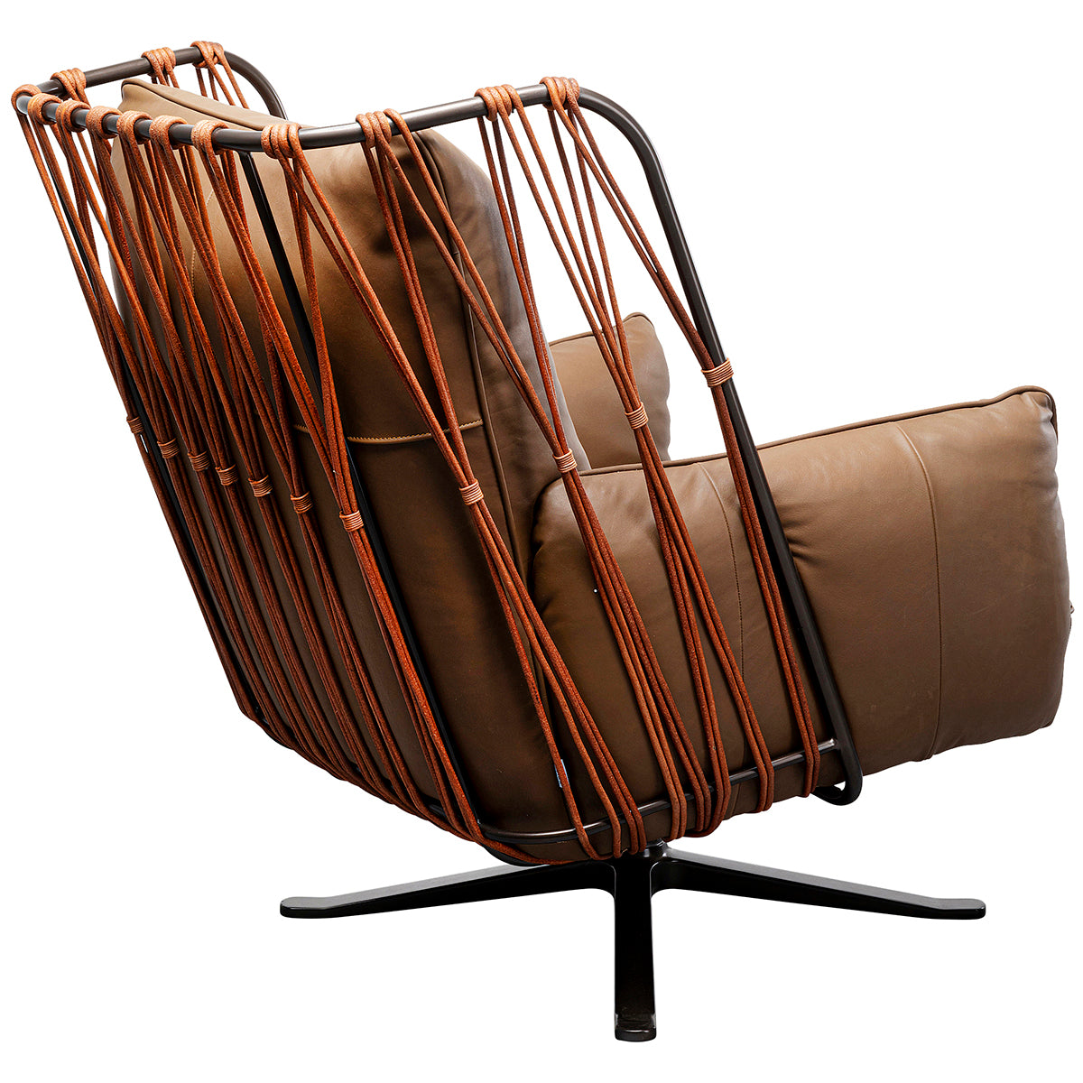 Paradiso Brown Swivel Armchair