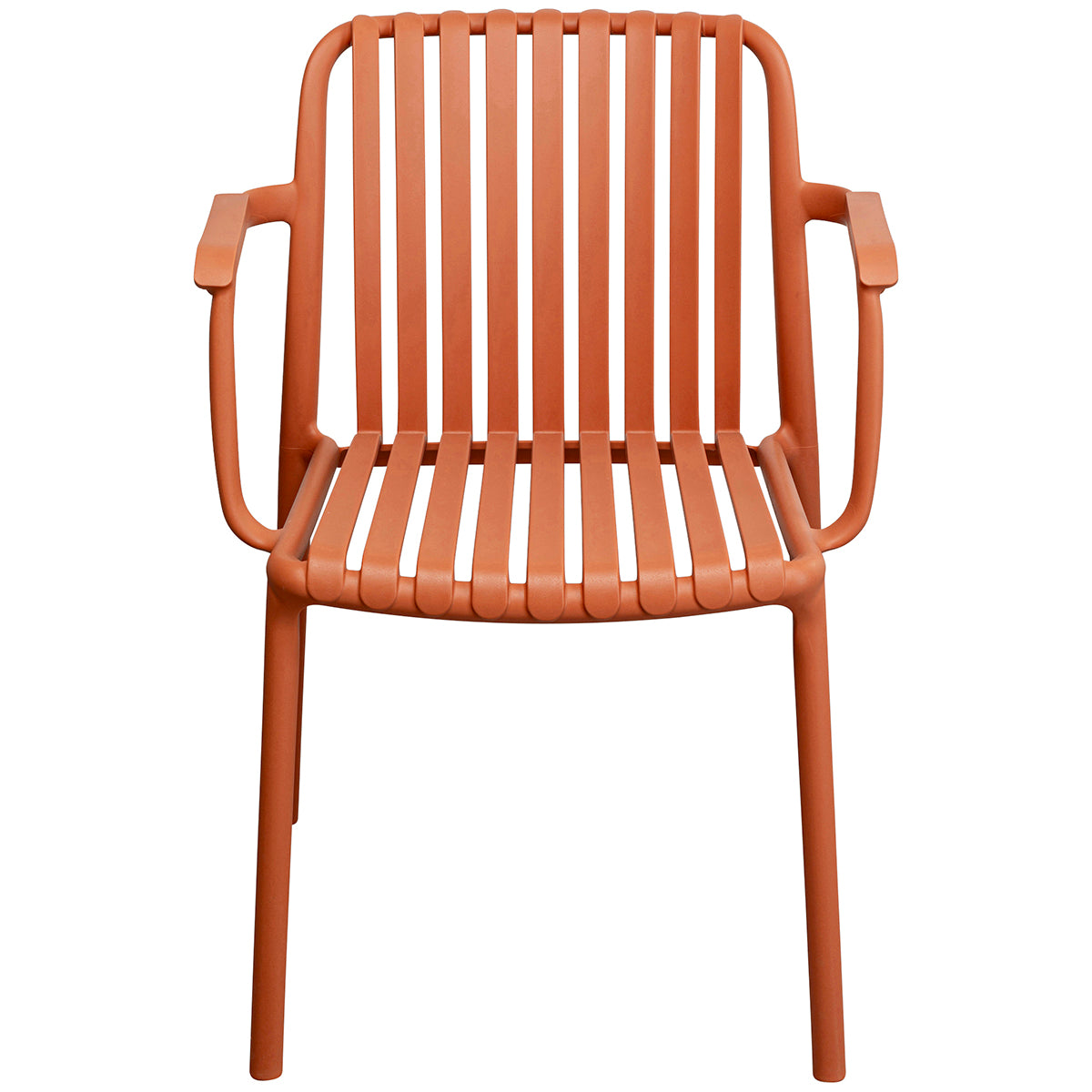 Porto Santo Terracotta Chair with Armrest
