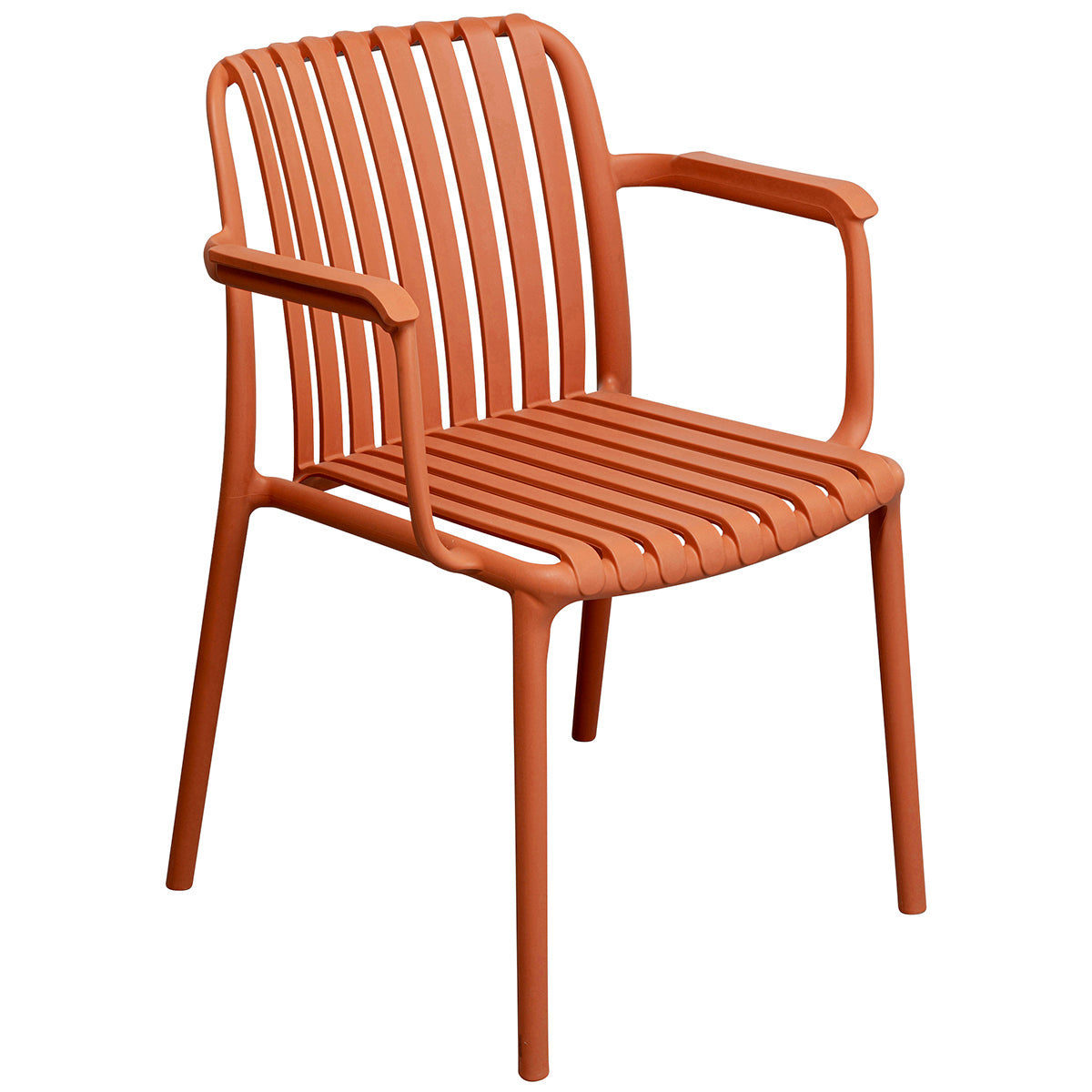 Porto Santo Terracotta Chair with Armrest