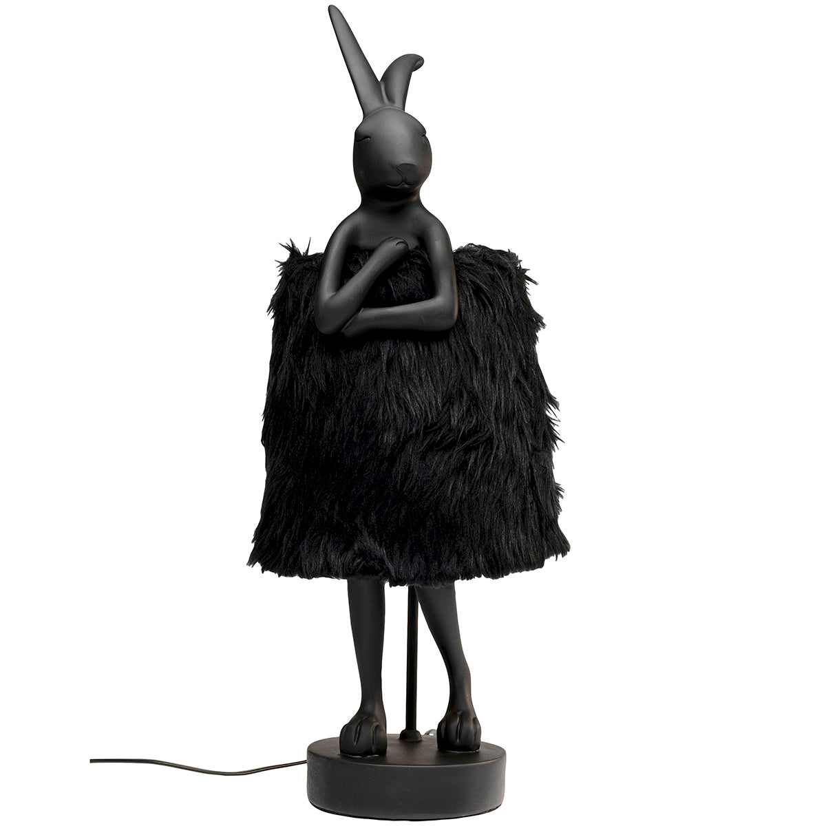 Rabbit Fur Animal Table Lamp