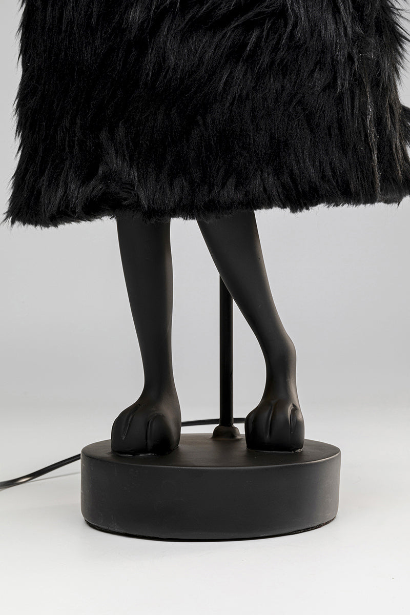 Rabbit Fur Animal Table Lamp