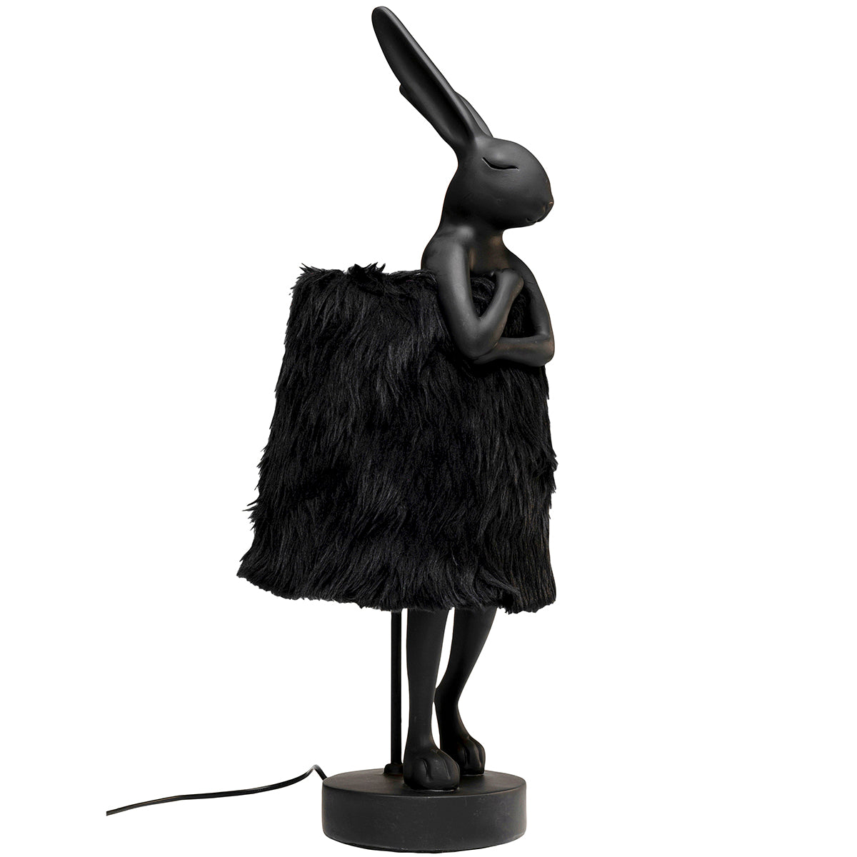 Rabbit Fur Animal Table Lamp