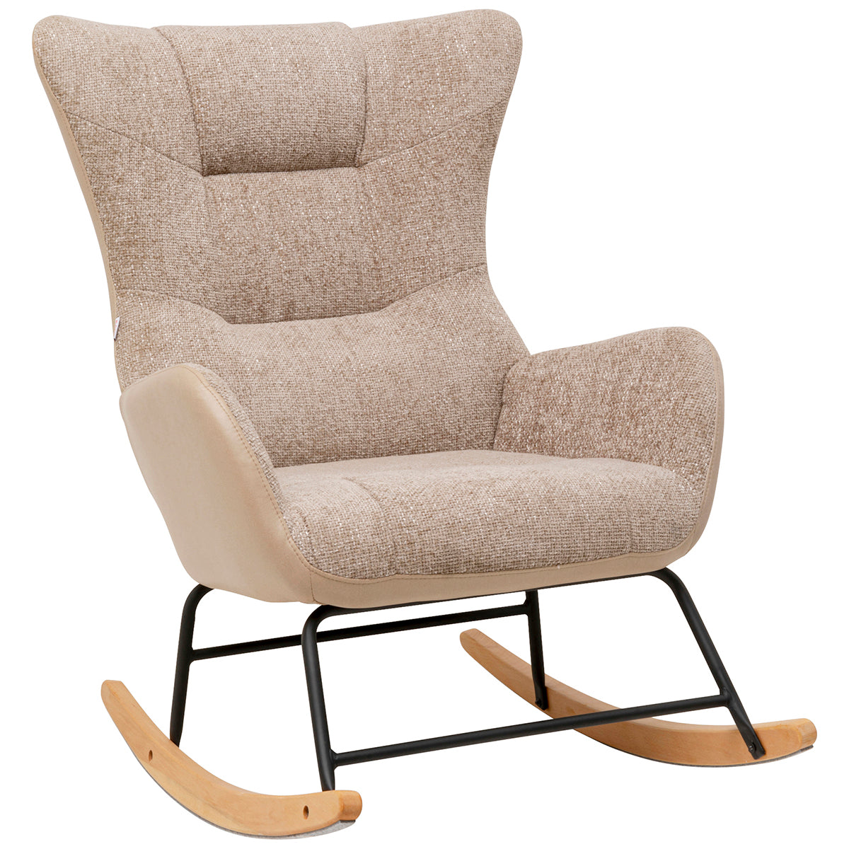 Romeo Beige Rocking Armchair