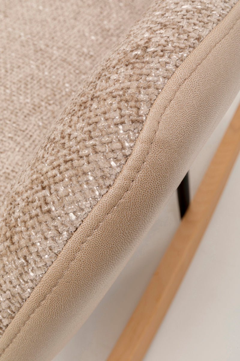 Romeo Beige Rocking Armchair