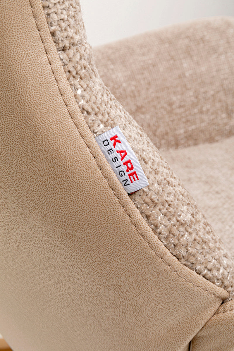Romeo Beige Rocking Armchair