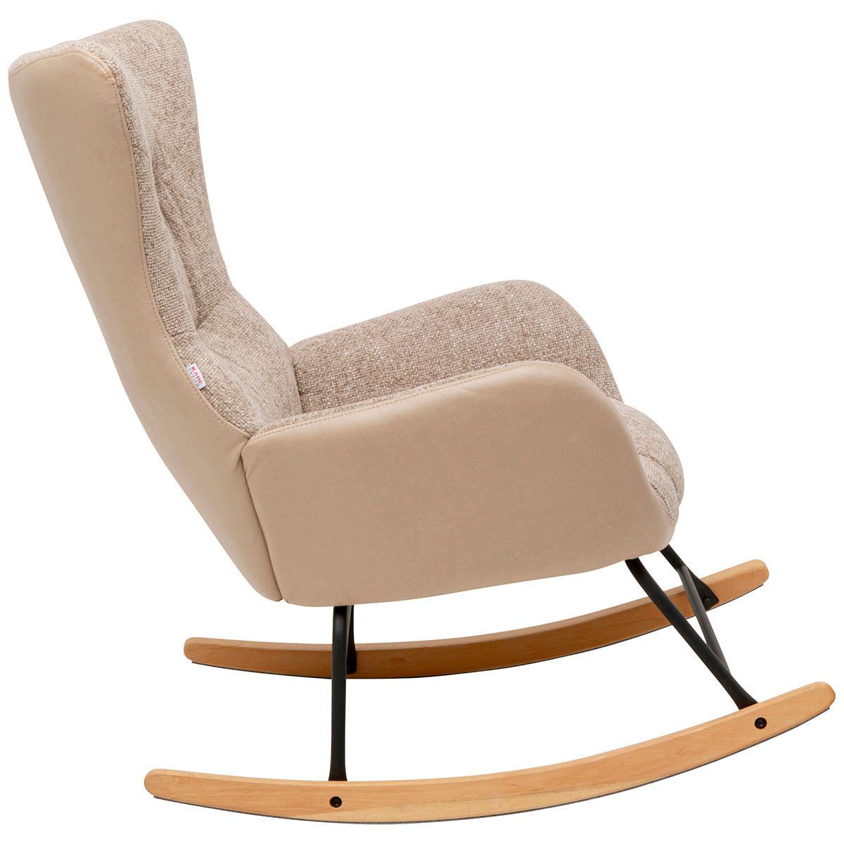 Romeo Beige Rocking Armchair