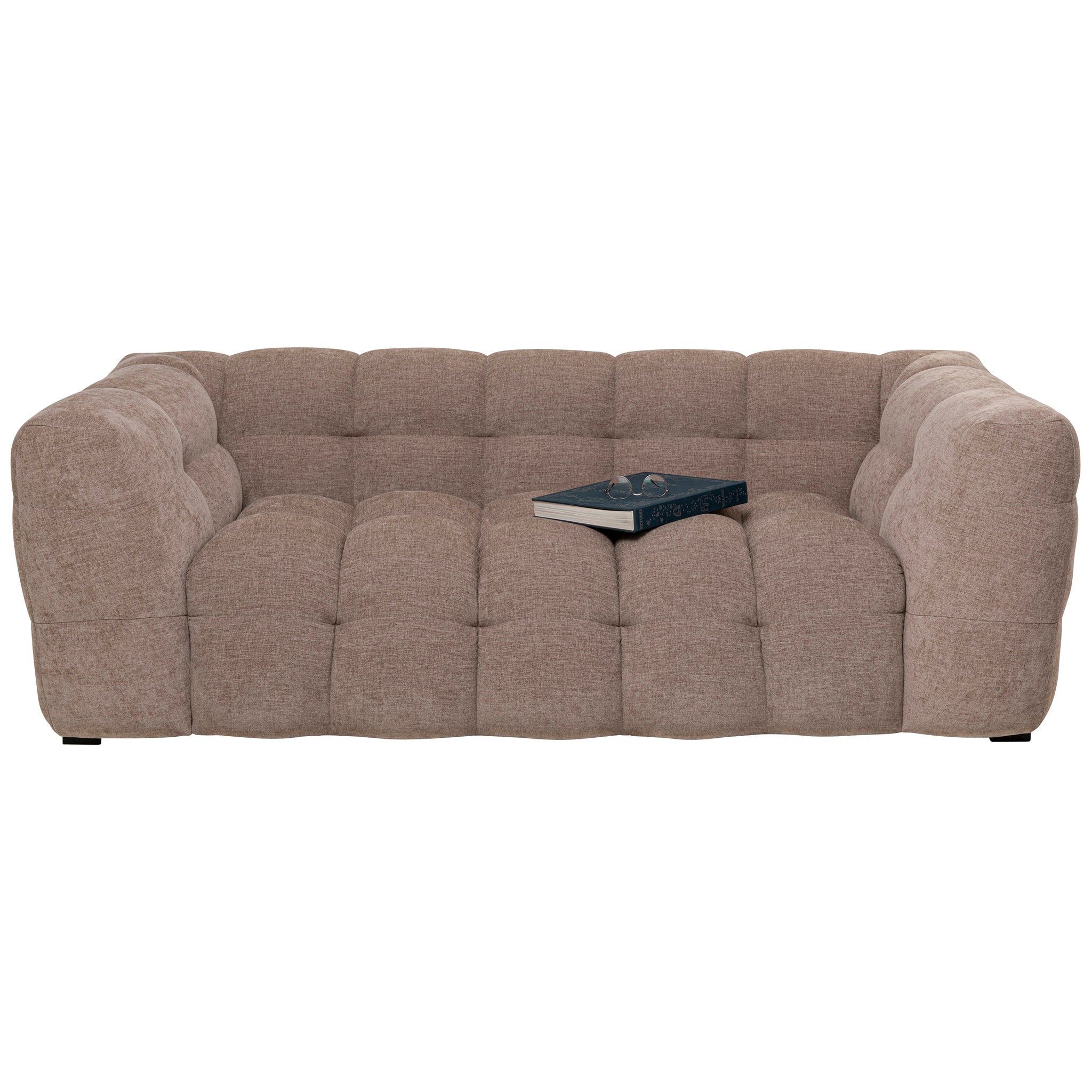 Salamanca Grey Brown 2 Seater Sofa