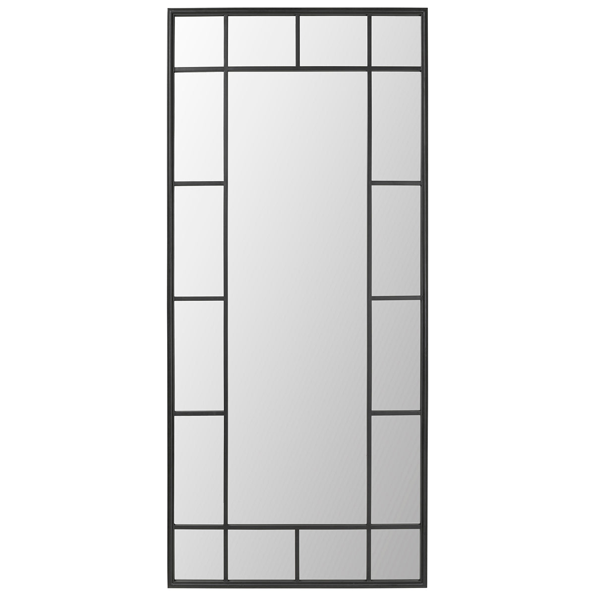 Window Black Wall Mirror