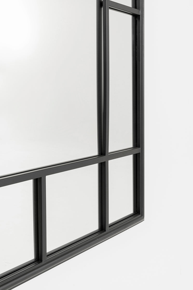Window Black Wall Mirror