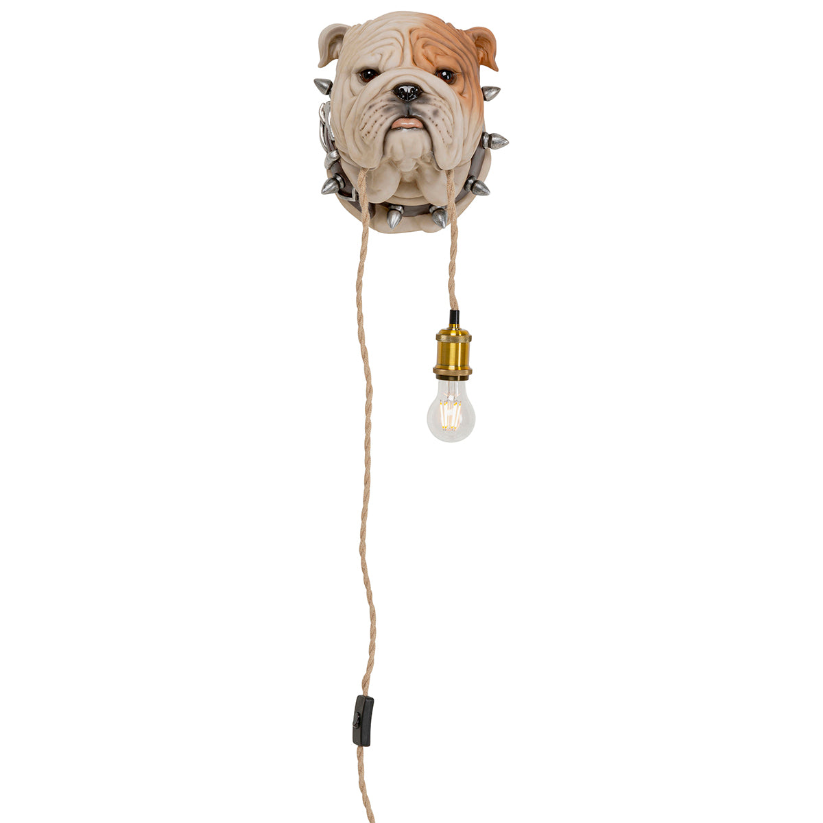 Dog Head Animal Wall Lamp