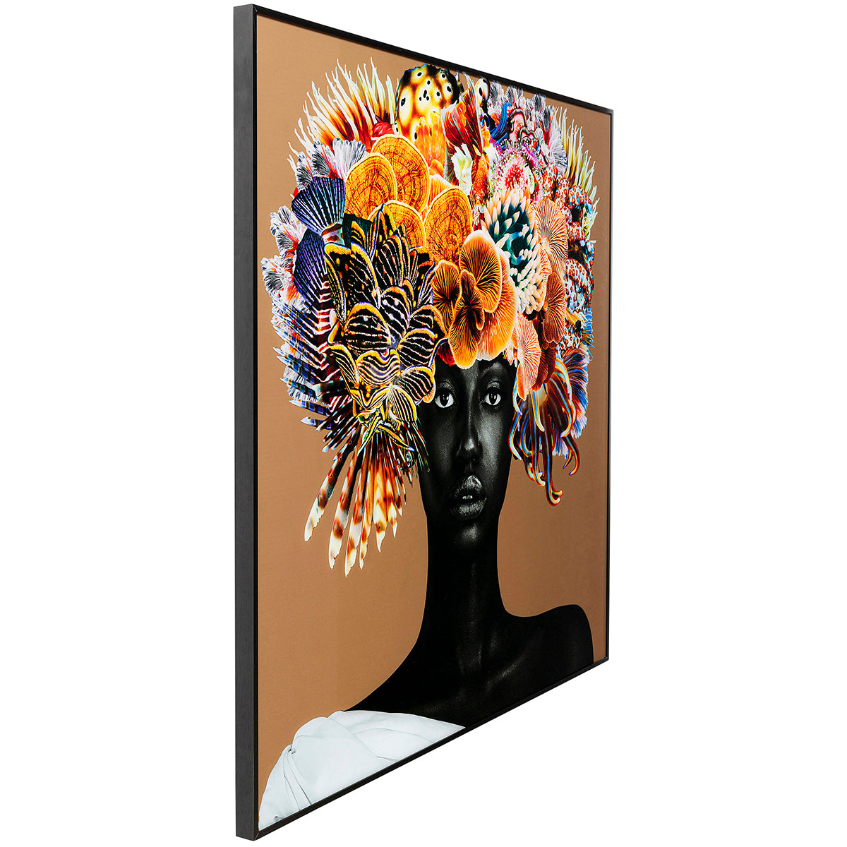 Flower Hair Framed Picture