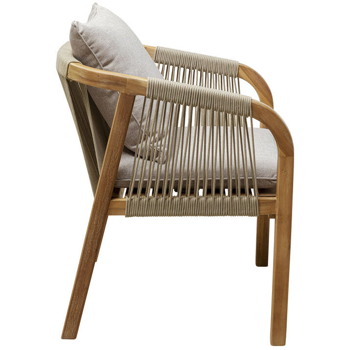 Marbella Acacia Wood Garden Chair with Armrest