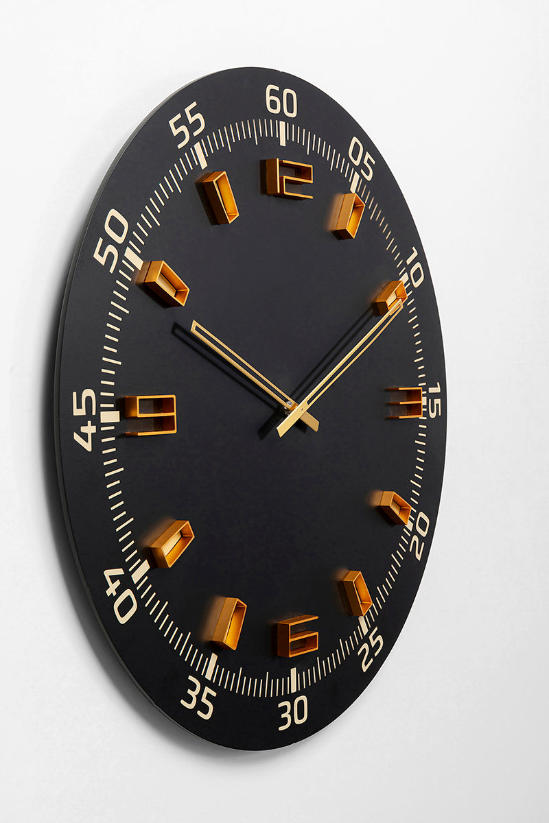 Milk Bar Black Wall Clock