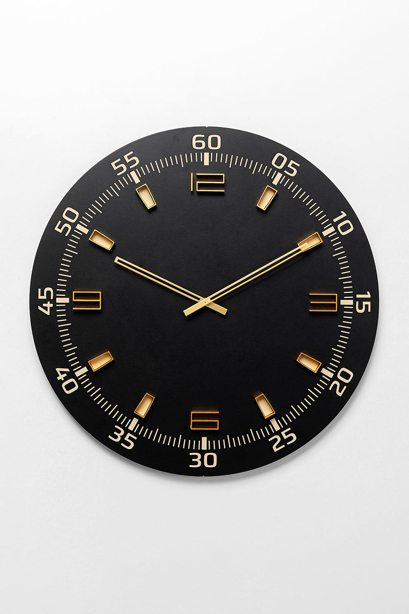 Milk Bar Black Wall Clock