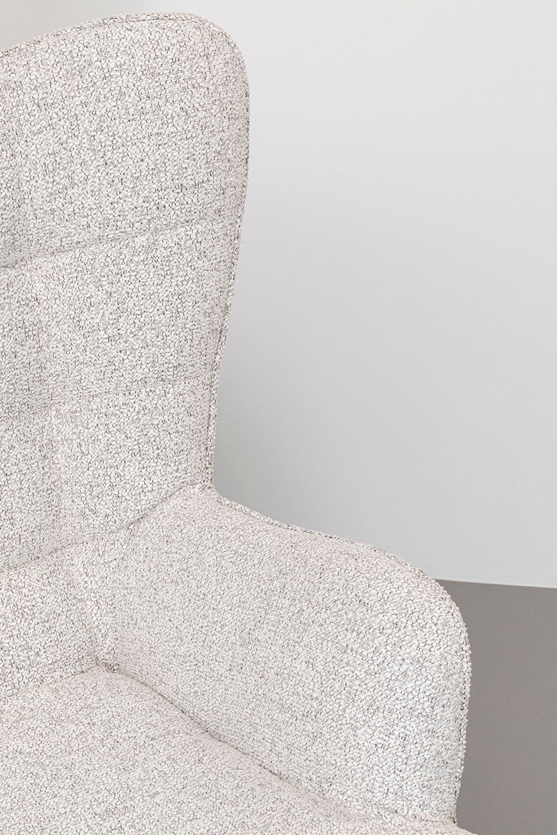 Oscar Beige Swivel Armchair