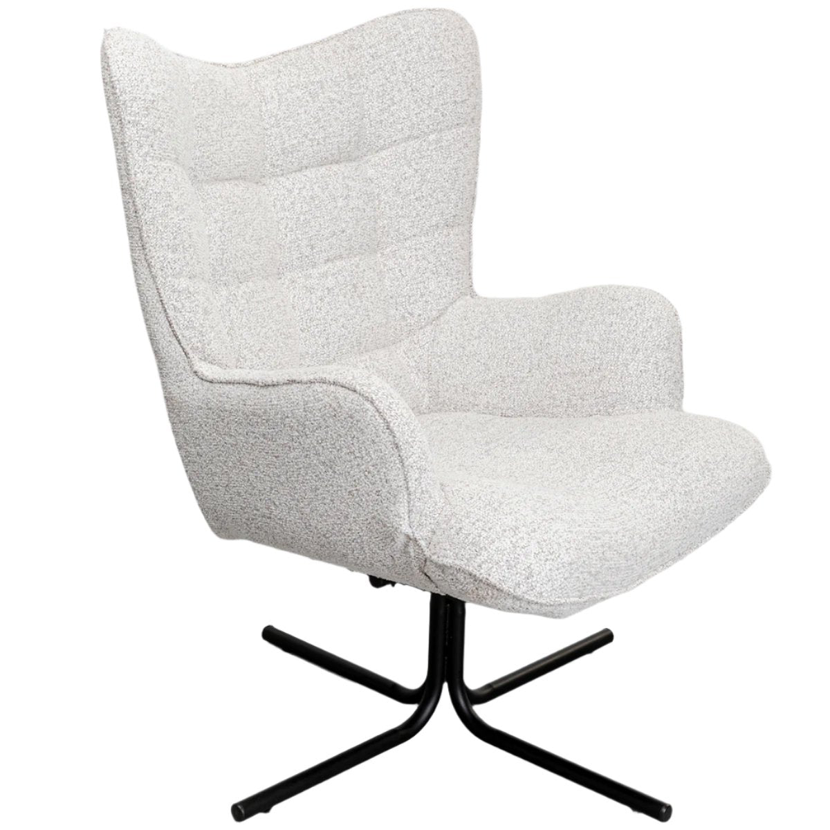 Oscar Beige Swivel Armchair