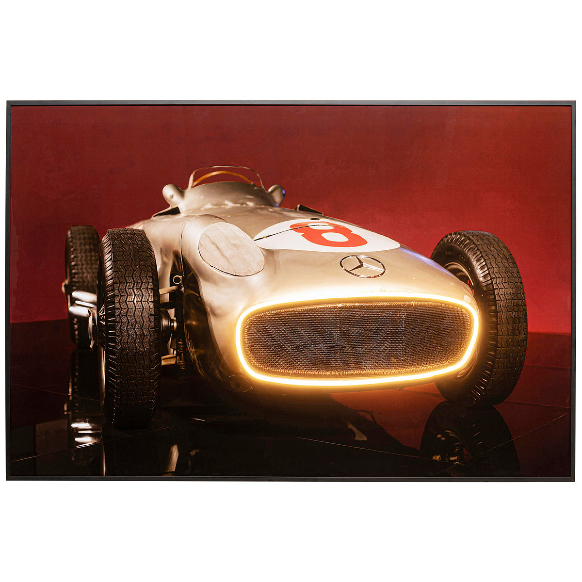 Racing Car LED Framed Picture