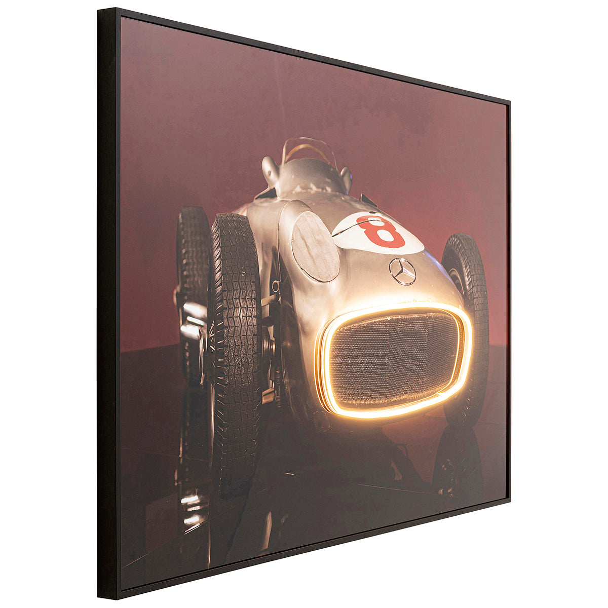 Racing Car LED Framed Picture