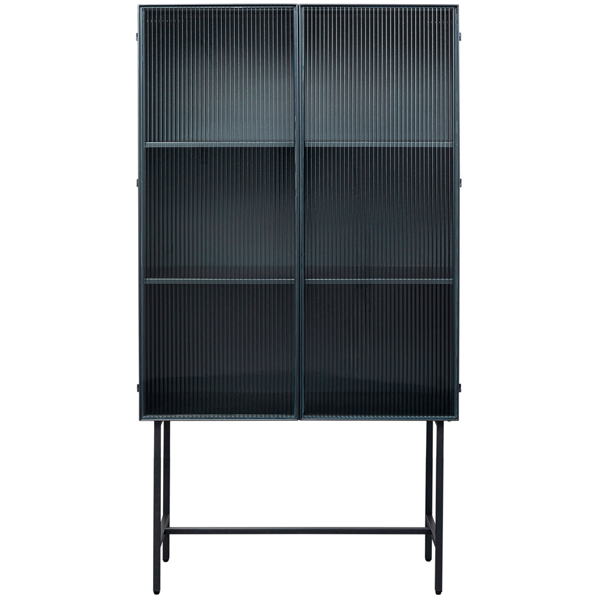 San Diego Black Display Cabinet