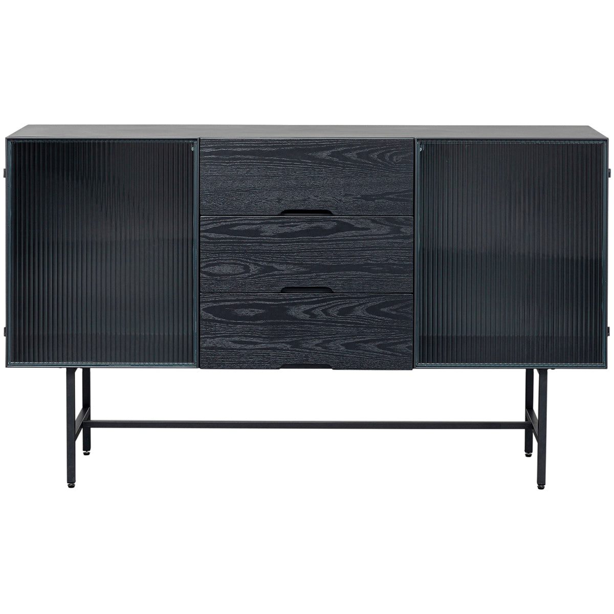 San Diego Black Drawers Sideboard