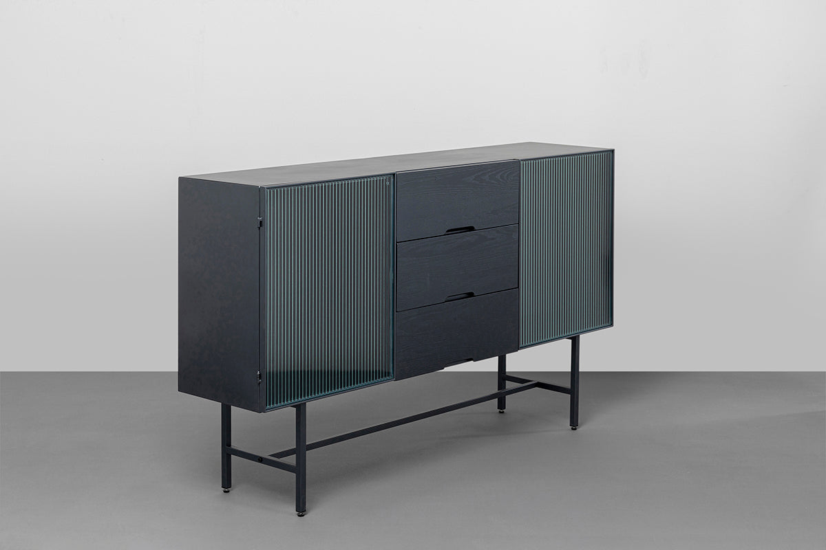 San Diego Black Drawers Sideboard