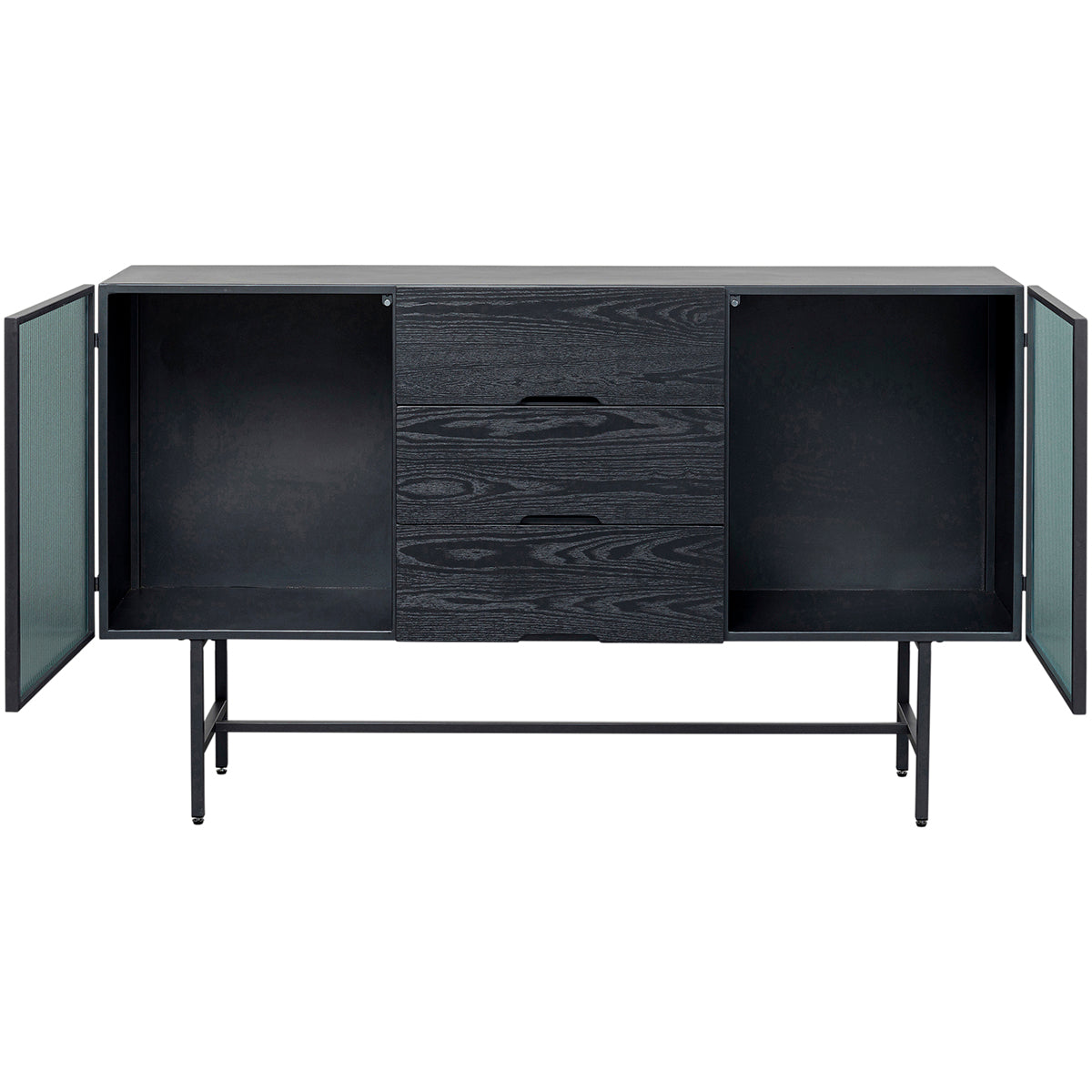 San Diego Black Drawers Sideboard