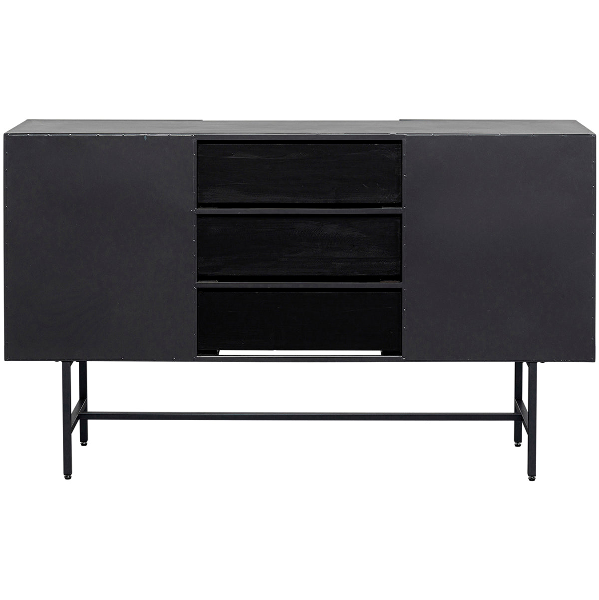 San Diego Black Drawers Sideboard