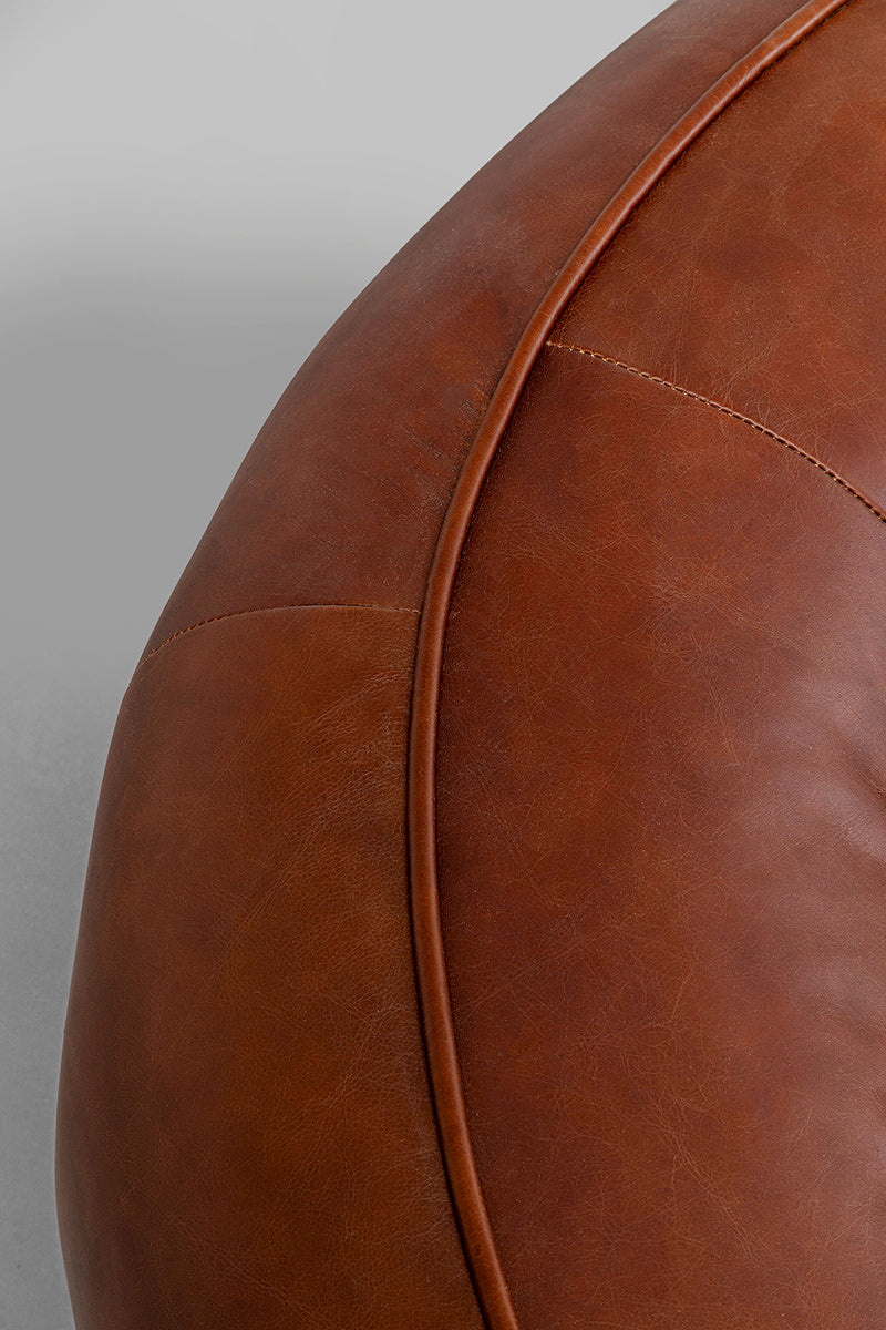 Wonder Brown Leather Recamiere